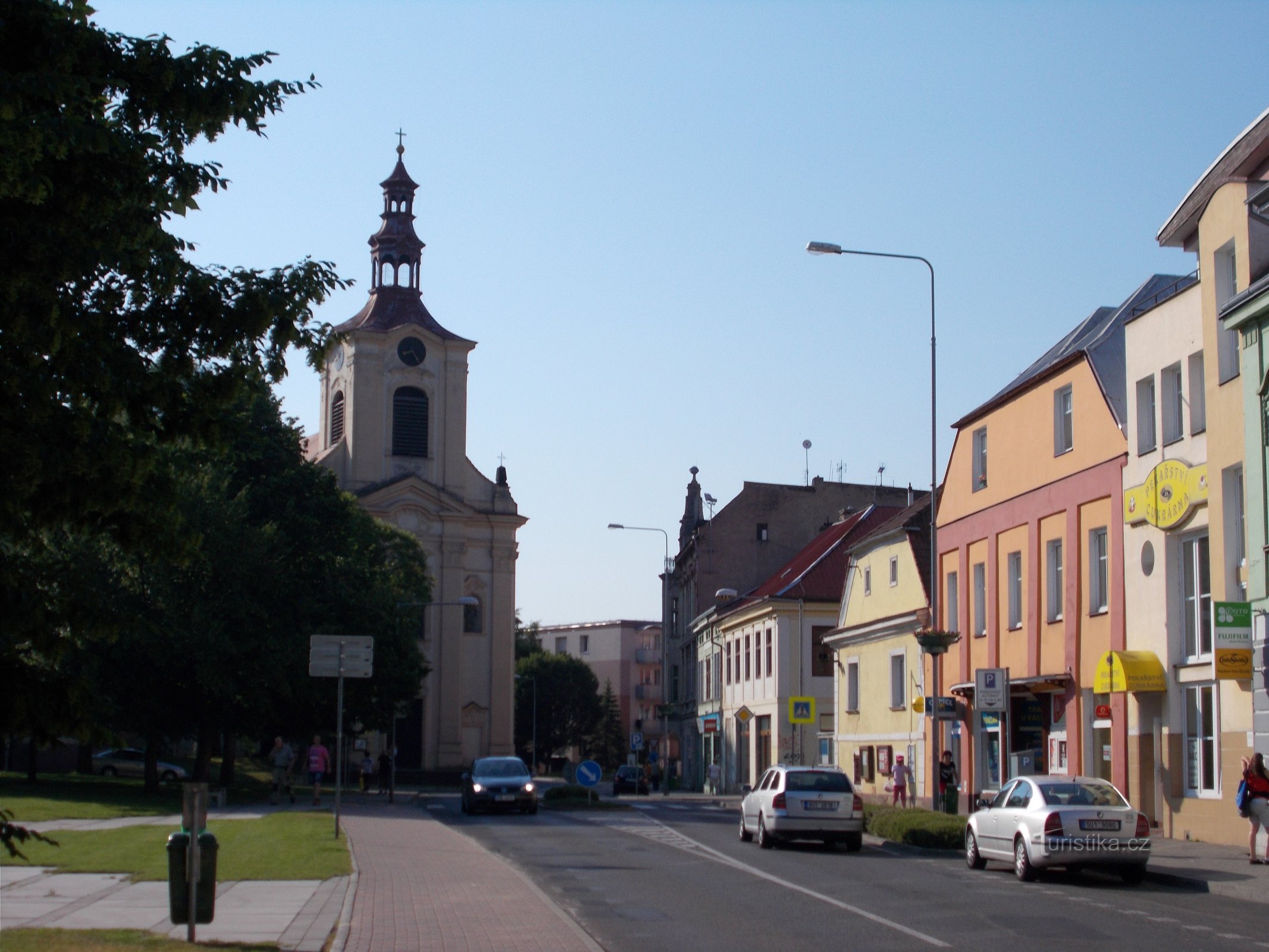 Lovosice - kerk van St. Wenceslas