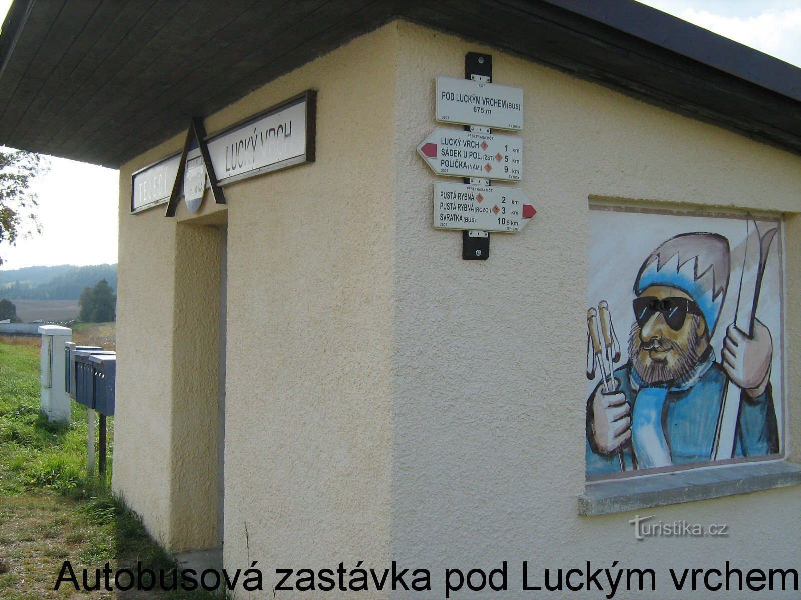 Lucký vrch, buszmegálló