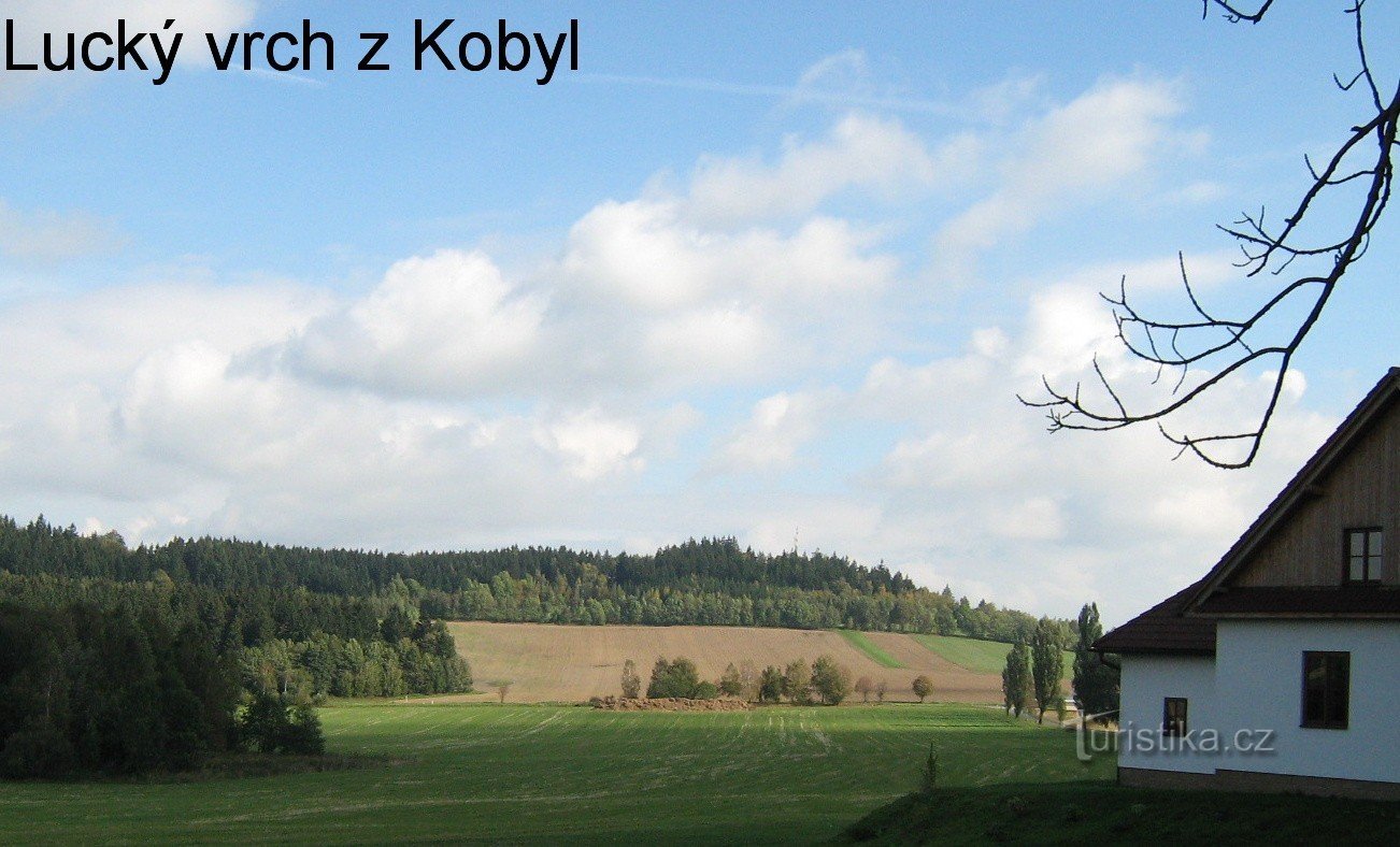 来自 Kobyl 的 Lucký vrch