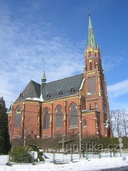 Ludgeřovice - Pyhän Nikolauksen kirkko. Nikolai: Ludgeřovice - Pyhän Nikolauksen kirkko. Nicholas