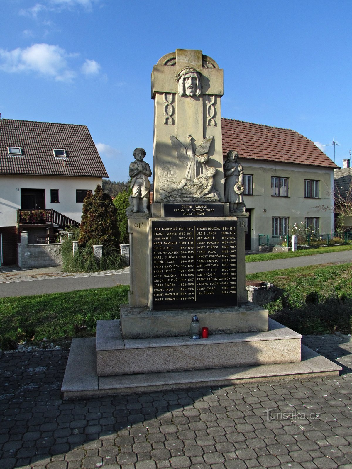 Ludkovice - μνημείο για τους πεσόντες