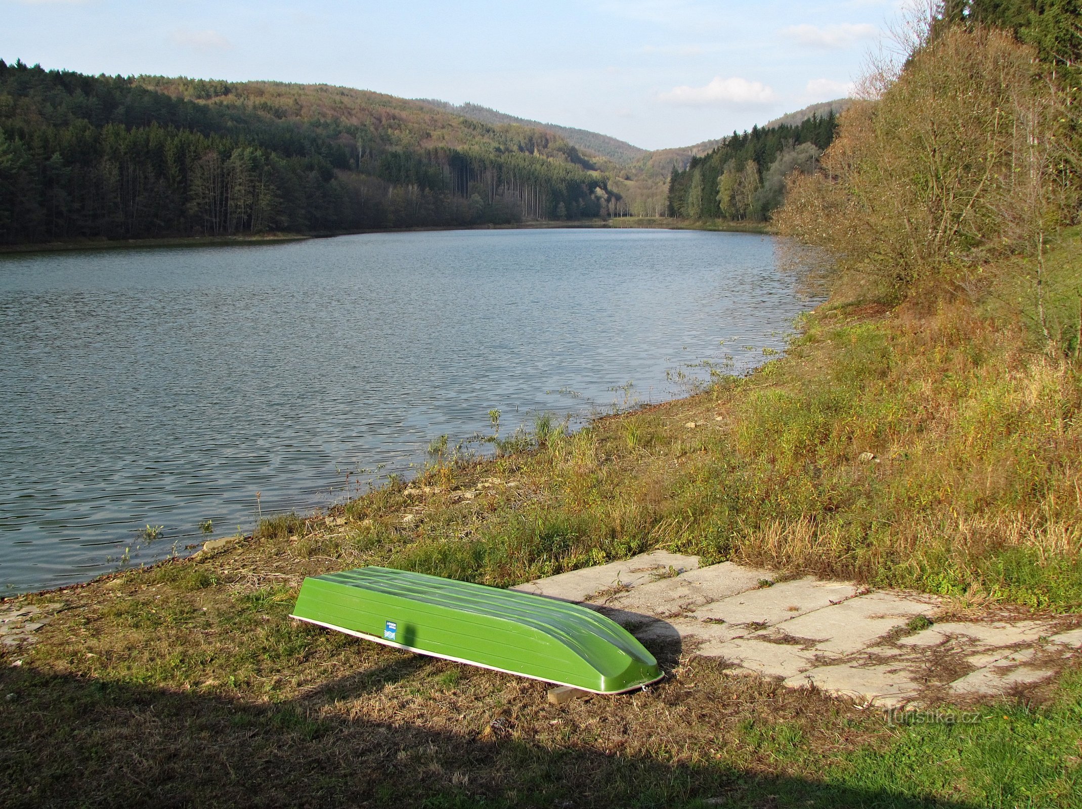 reservatório da barragem de Ludkovická