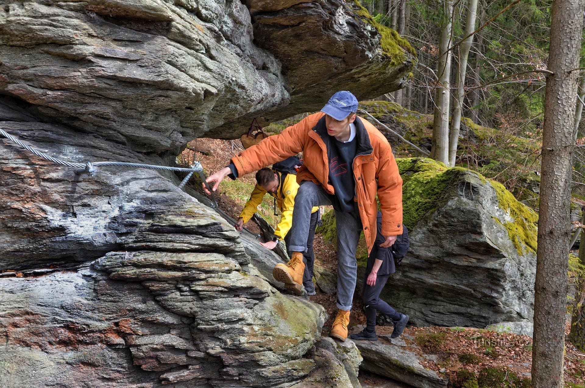 Ludvíkov rock town, K1, sub-summit block