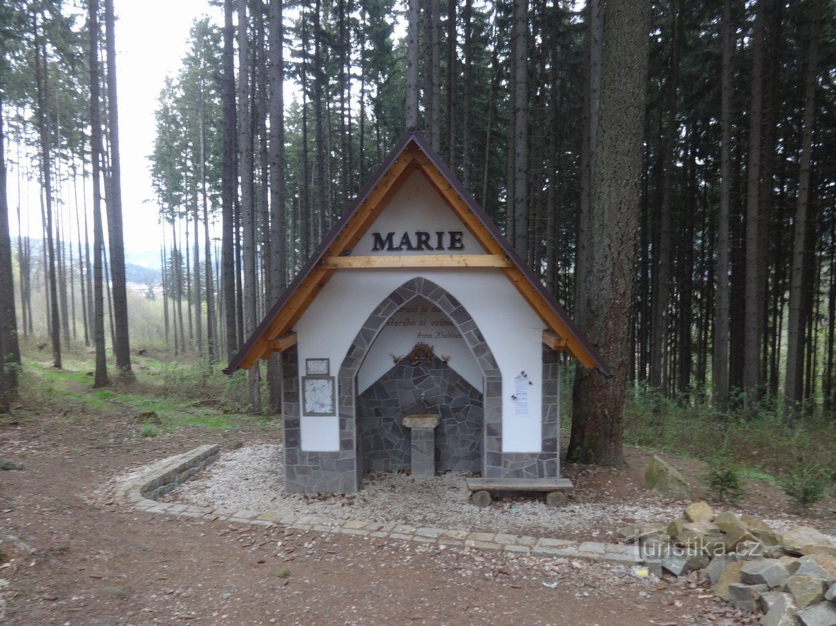 Luhačovice e la Via Crucis