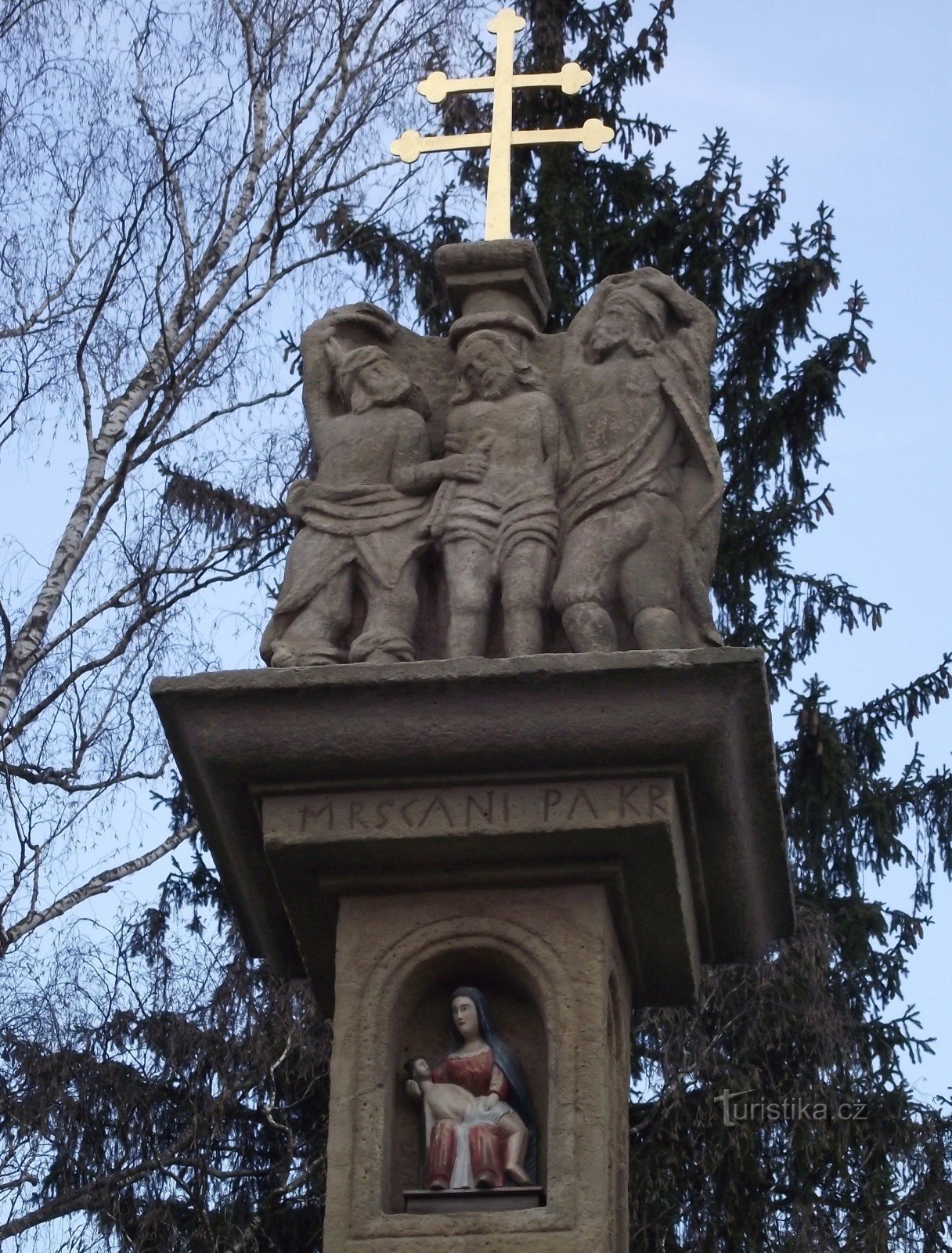 Luhačovice – μαρτύριο του Θεού στην οδό A. Václavíka