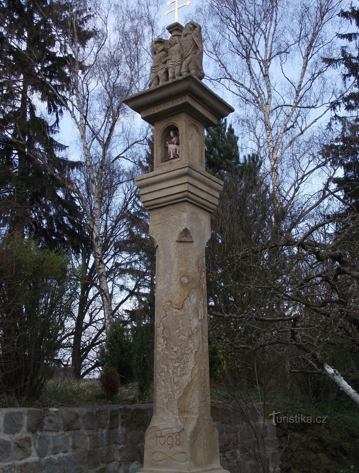 Luhačovice – torment of God on A. Václavíka Street