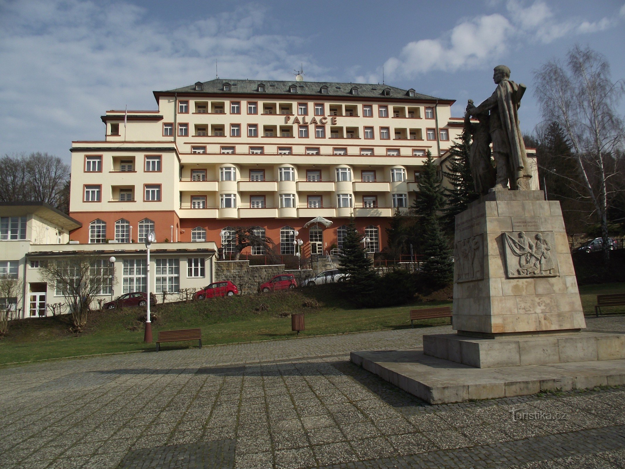 Luhačovice – hotel Palace (Palace Hotel Drtílek)