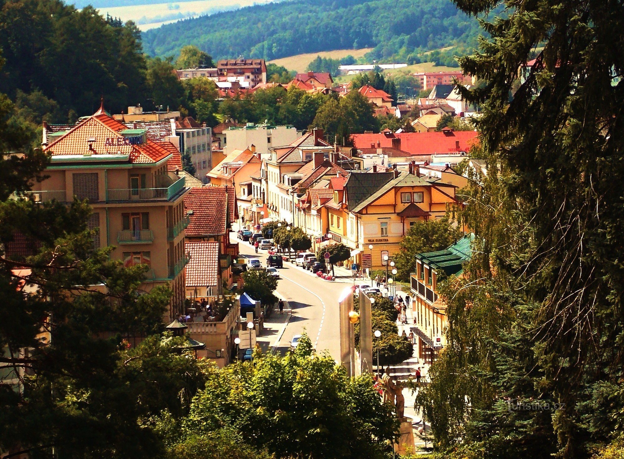 Luhačovice - uma cidade de relaxamento e descanso