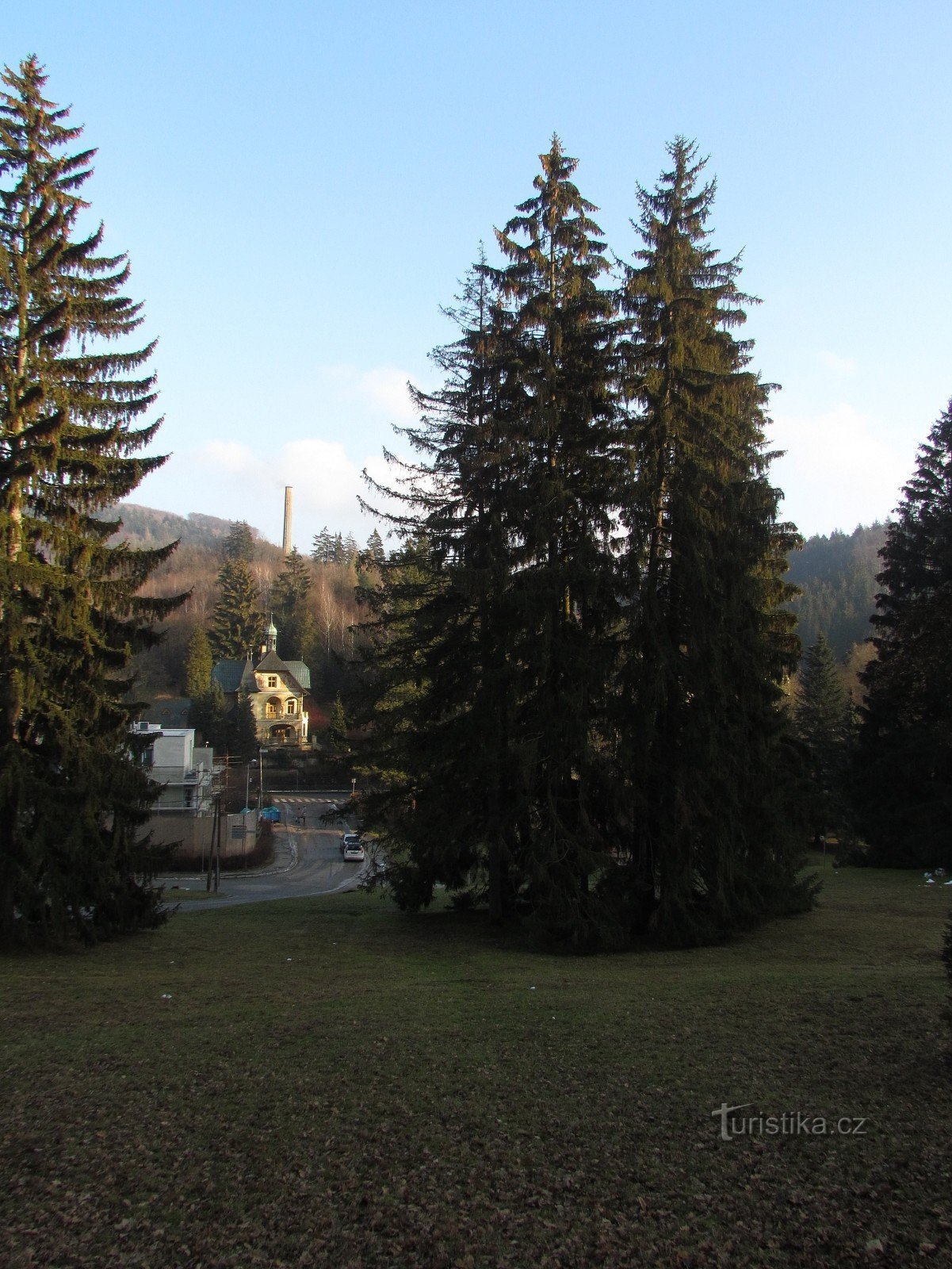 Luhačovice - tàn tích của túp lều Slovak