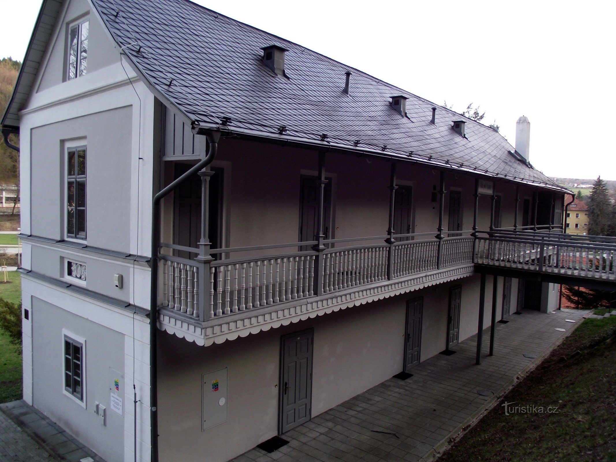 Luhačovice - villa Lipová (museum, villa under lindarna)