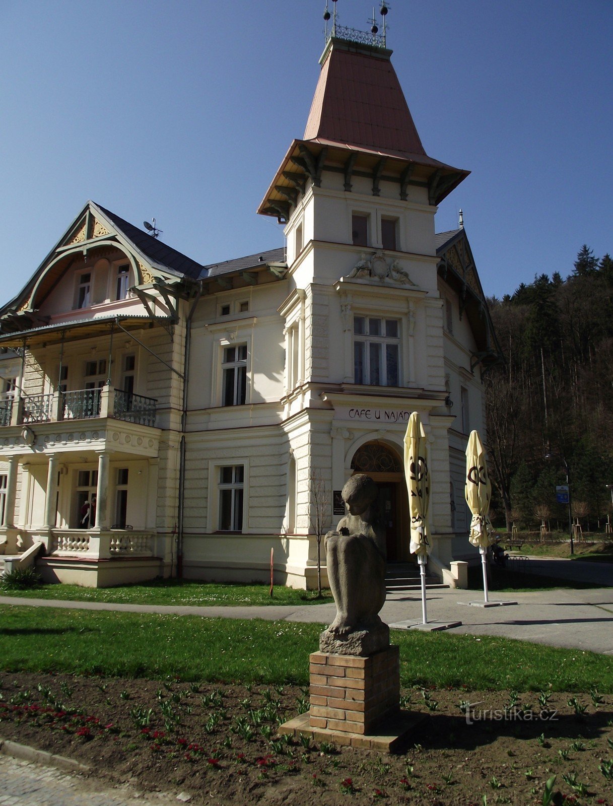 Luhačovice - Villa med apotek (Villa Österrike, U Najády)