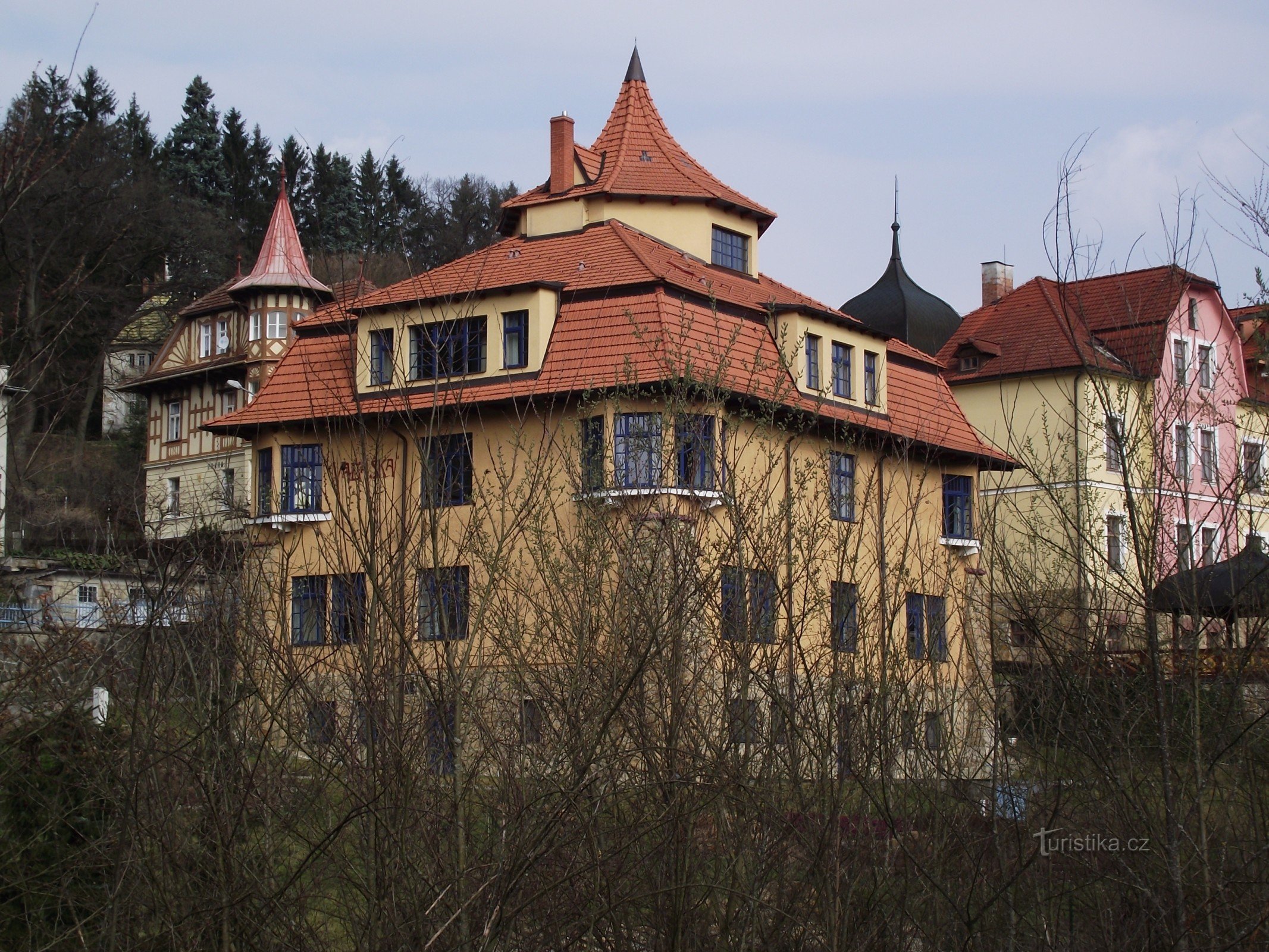 Luhačovice - villa Valaška