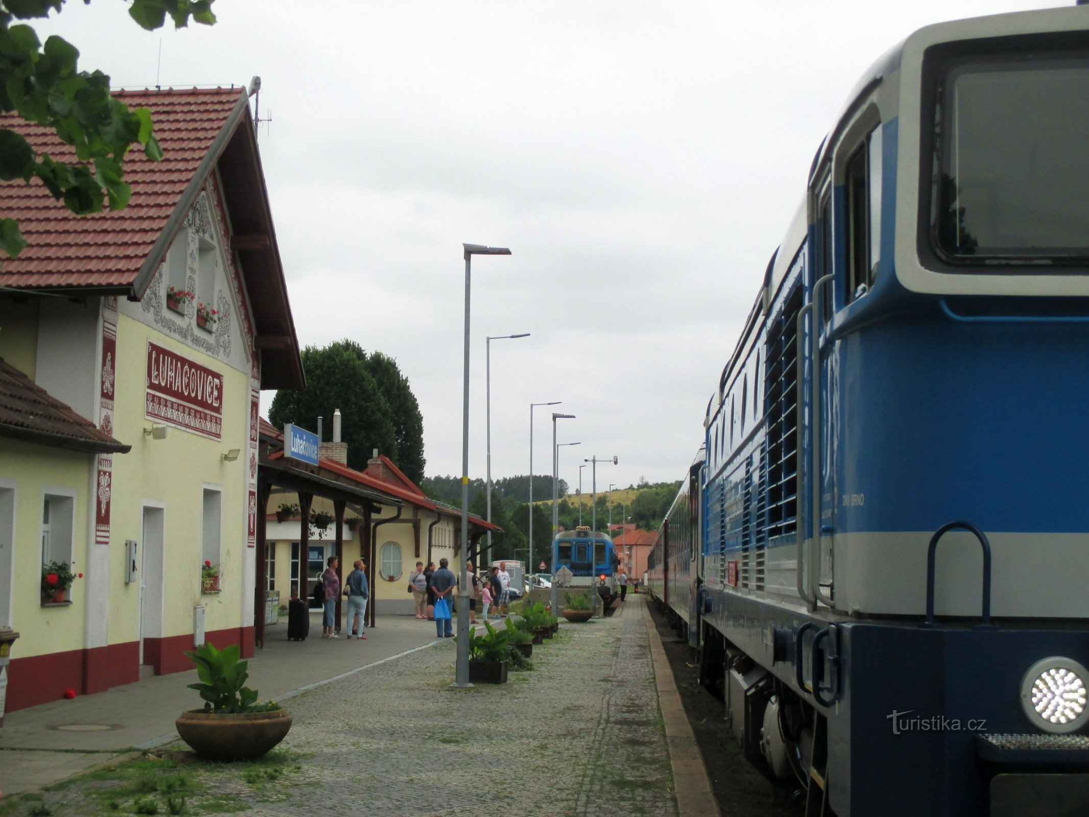 Luhačovice - nhà ga