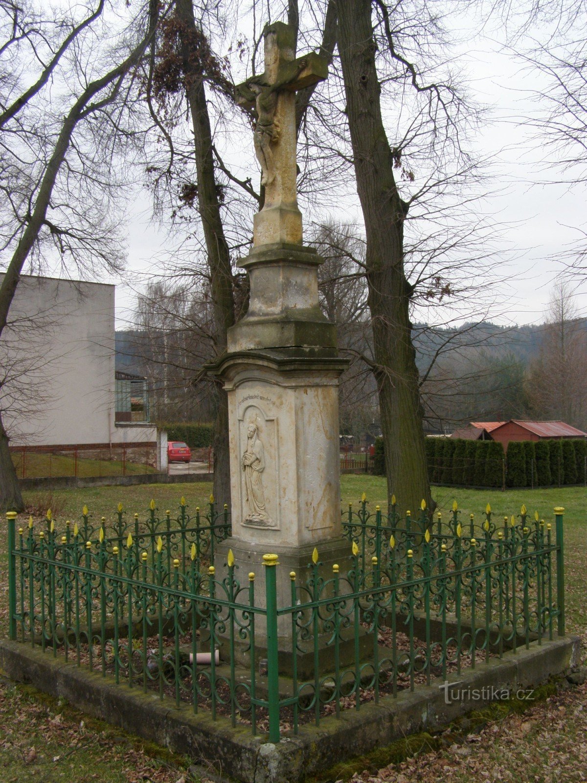 Lukavec u Hořice - monumento da crucificação