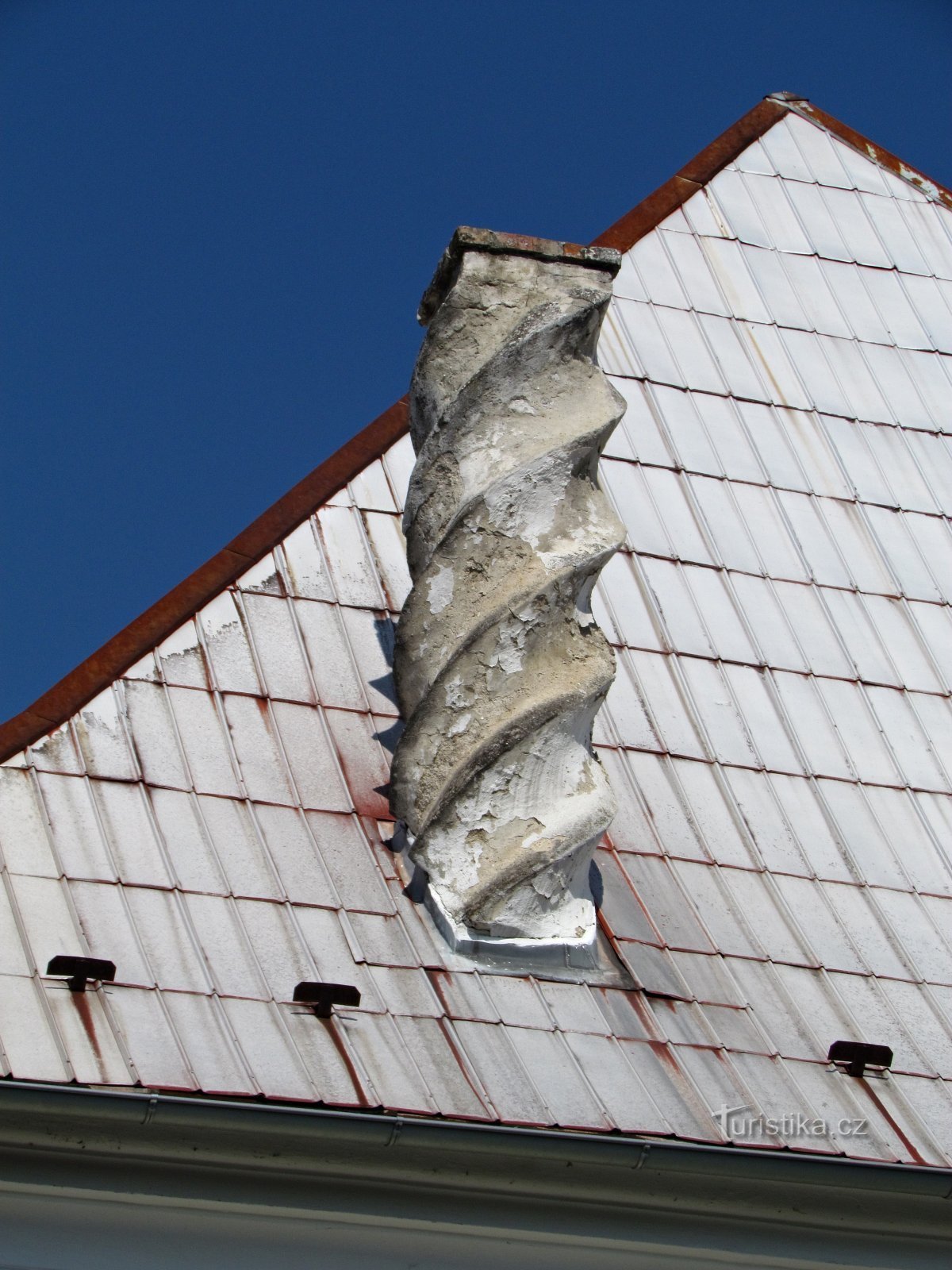 Lukov - a building with an unusual chimney