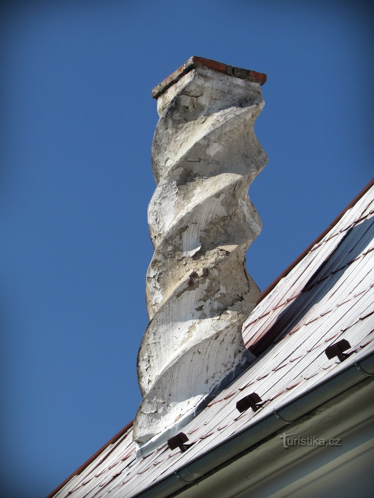 Lukov - a building with an unusual chimney