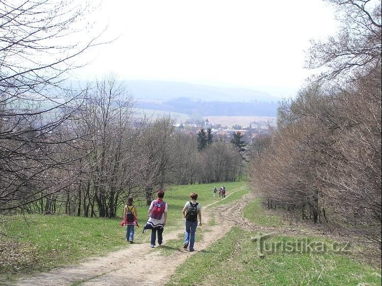 Lukov from the way from the castle