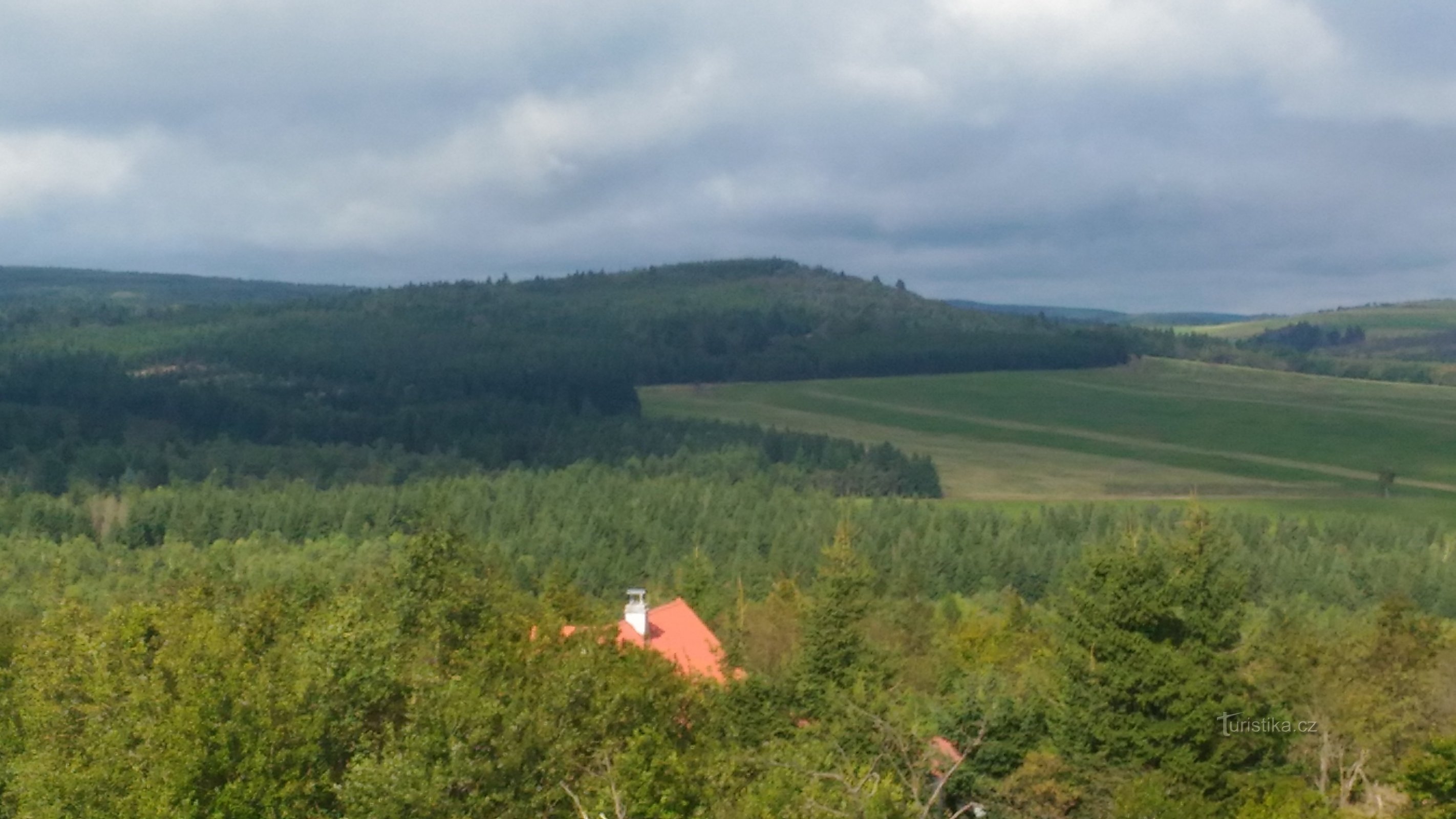 Plešasta gora iz Komáří hůrka