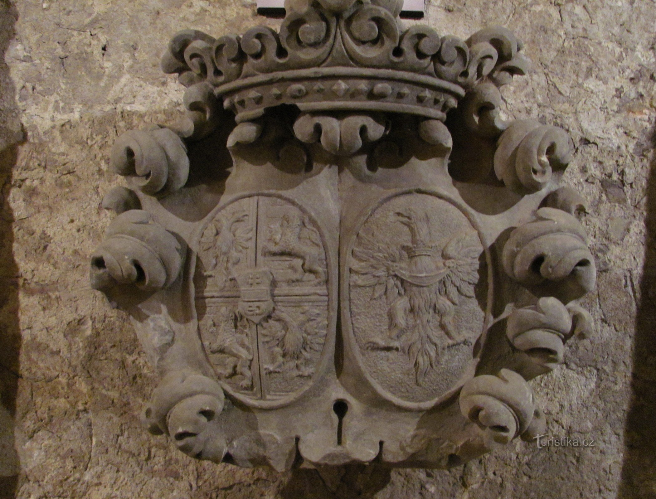 Lysice - lapidary στο κελάρι του κάστρου