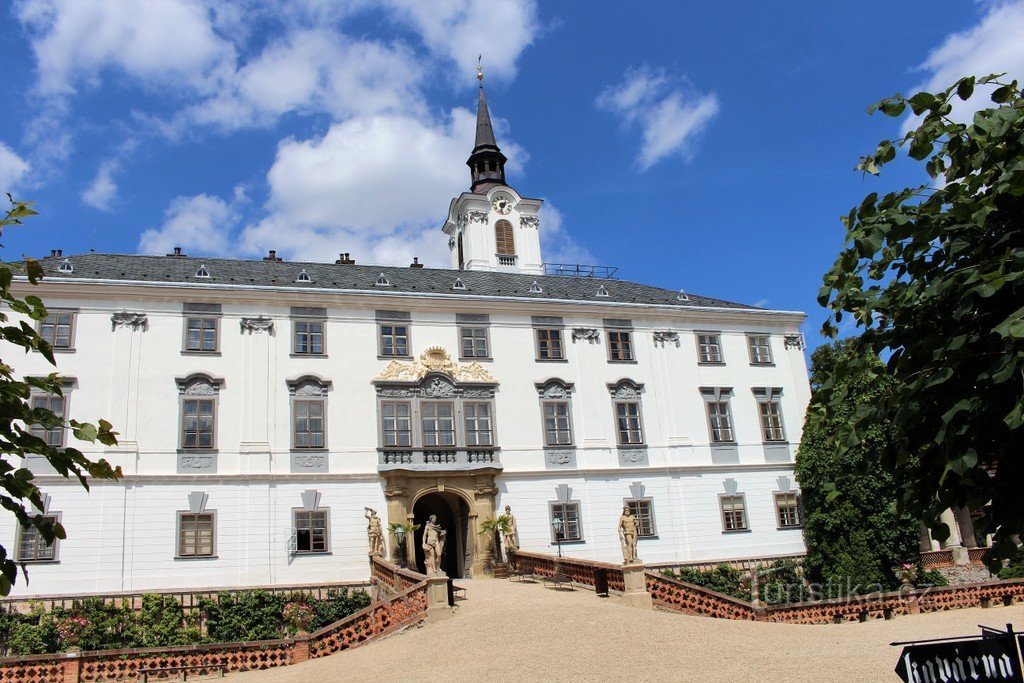 Lysice, facade of the castle