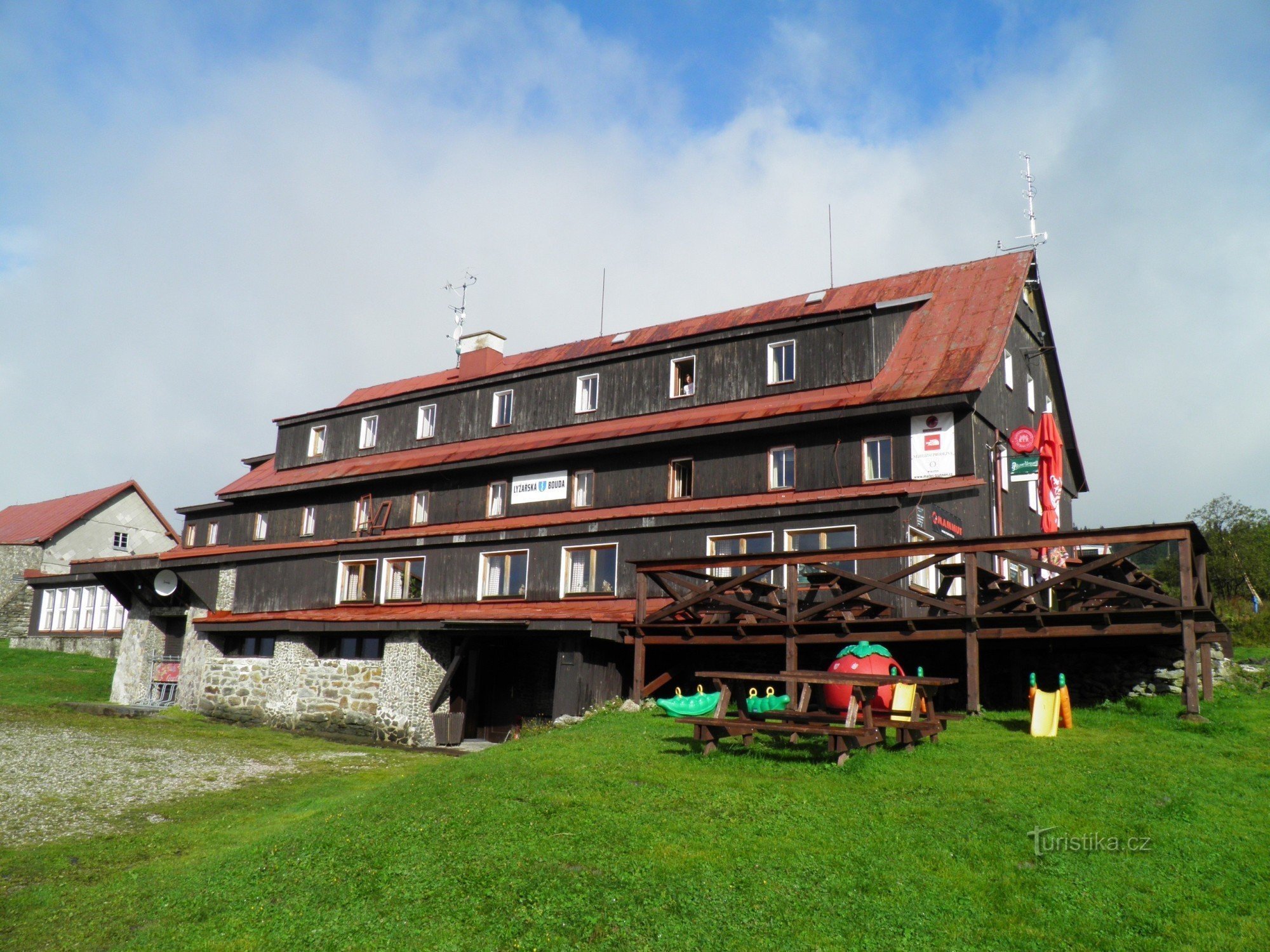 Ski shed.