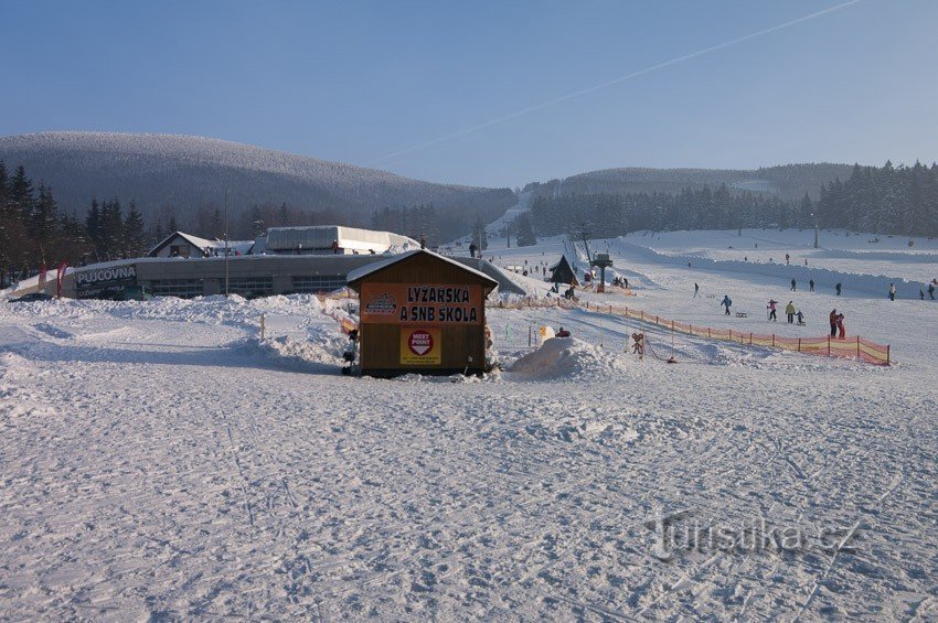 The ski area
