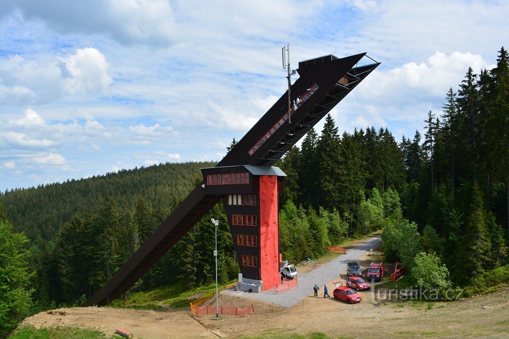 Le domaine skiable de Zadov - le vrai confort Šumava