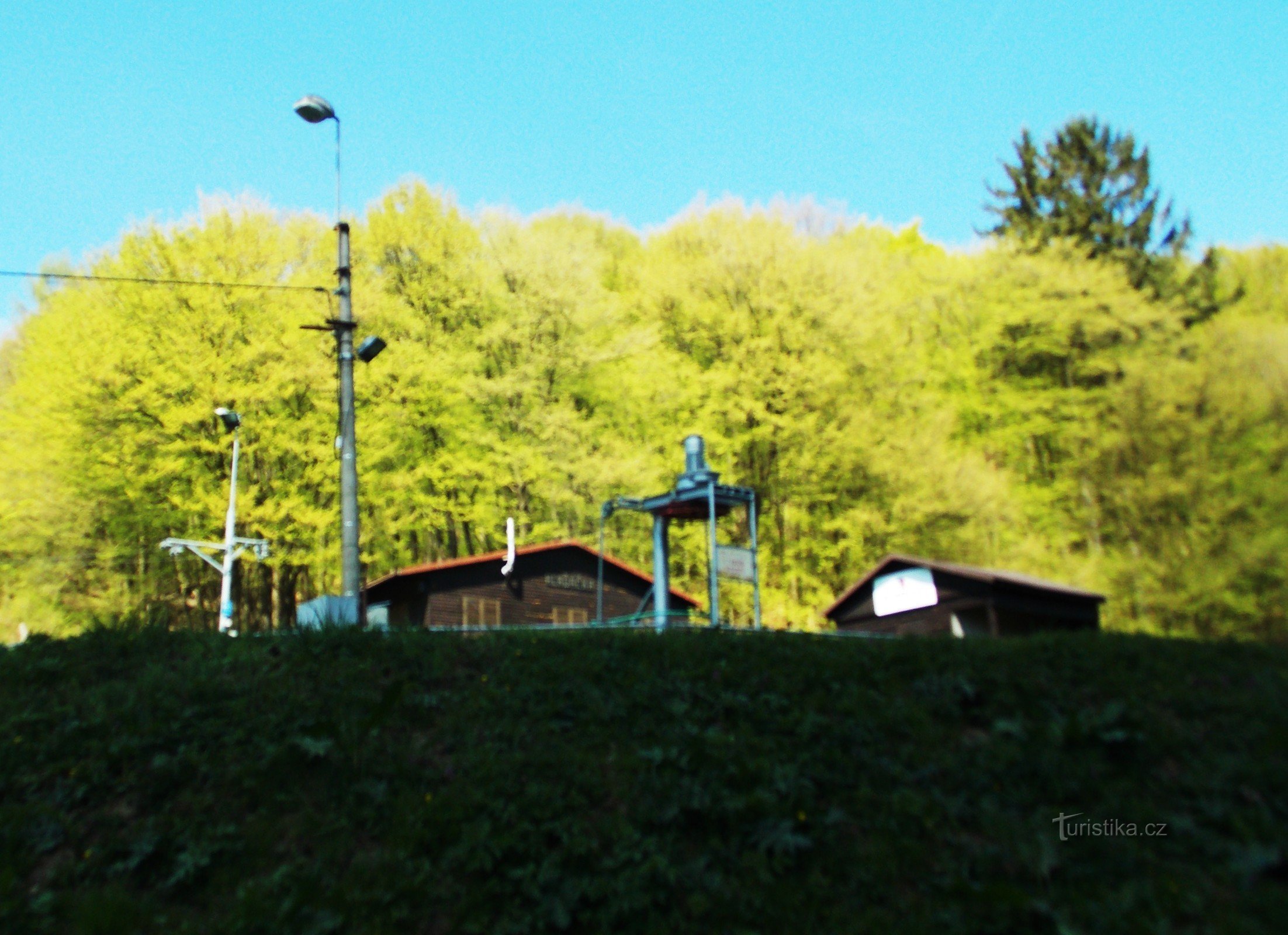 Teleférico em Slopné