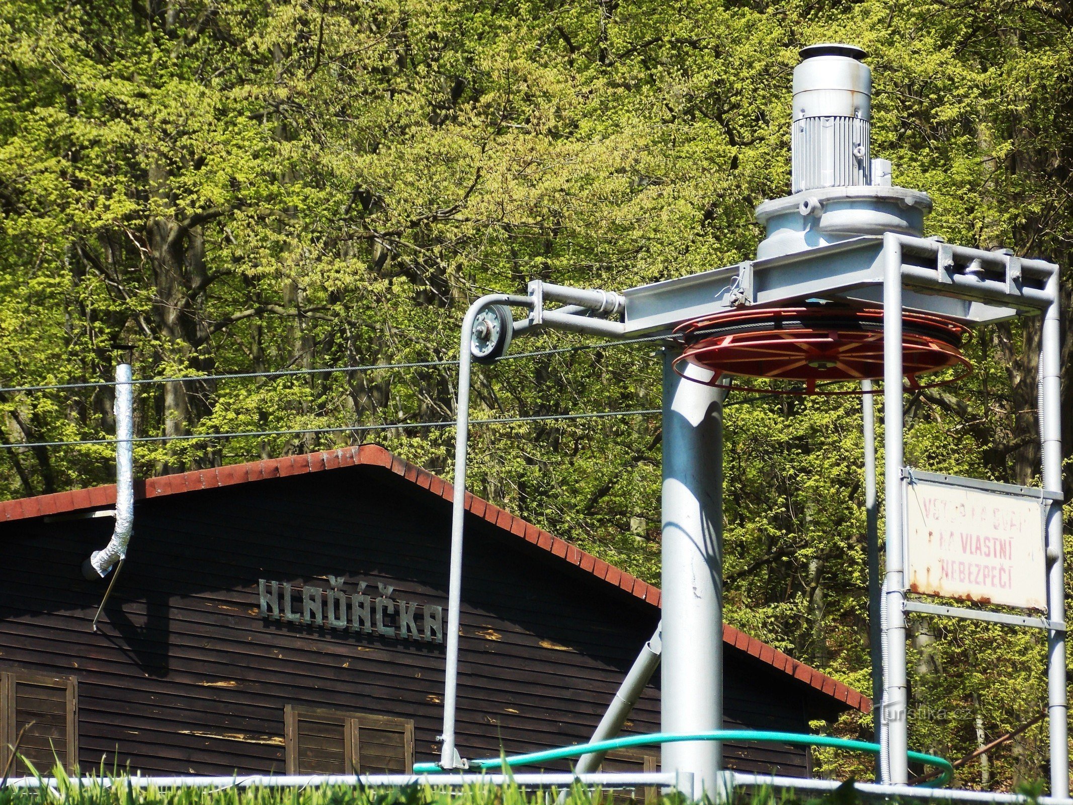 Teleférico em Slopné