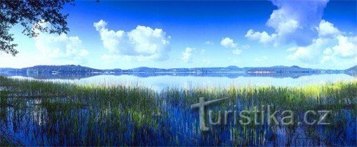 Moss lake or romance on a toboggan