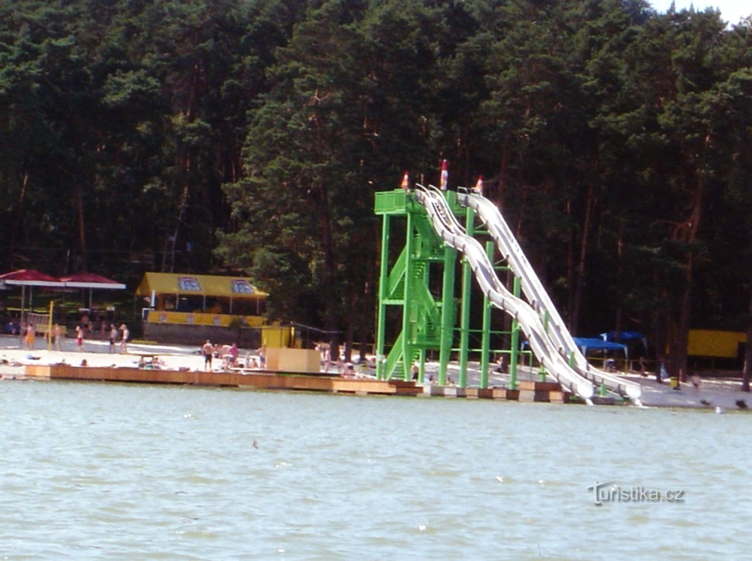 Lago Máchovo - a praia de Stare Splavy