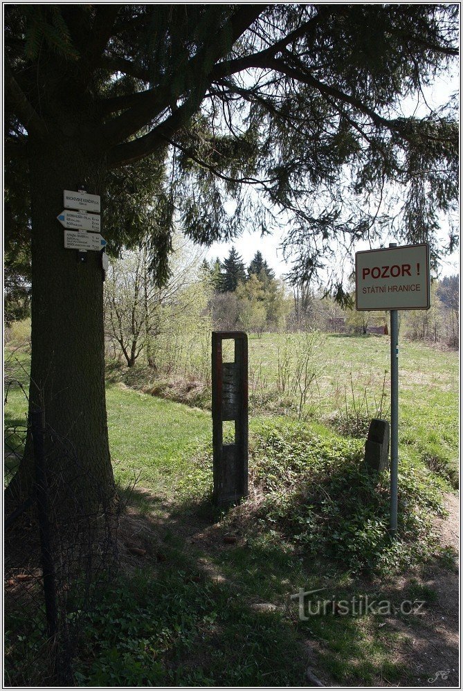 Machovské Končiny, border