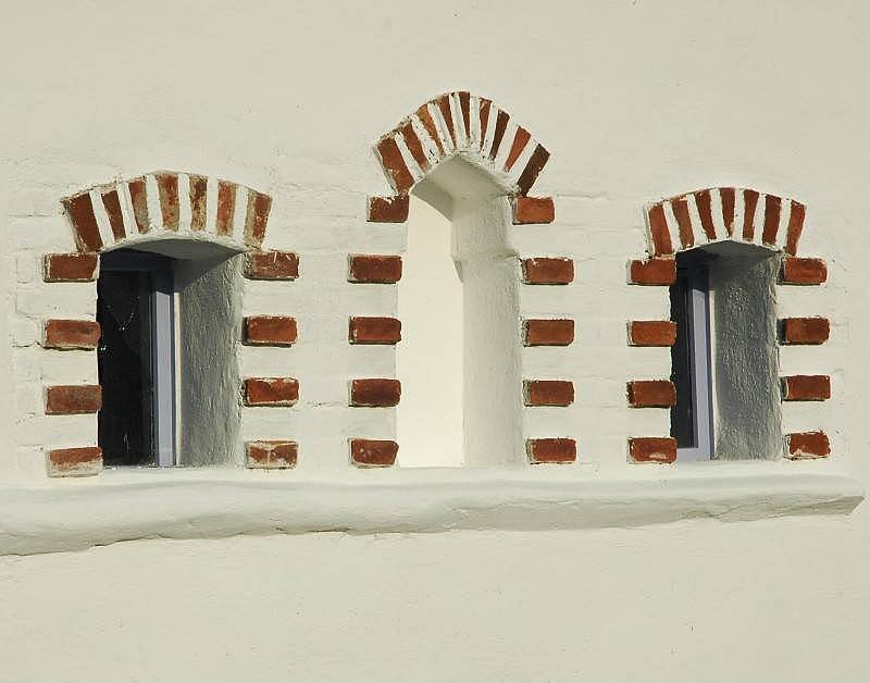 Máchův statek - detail štítu