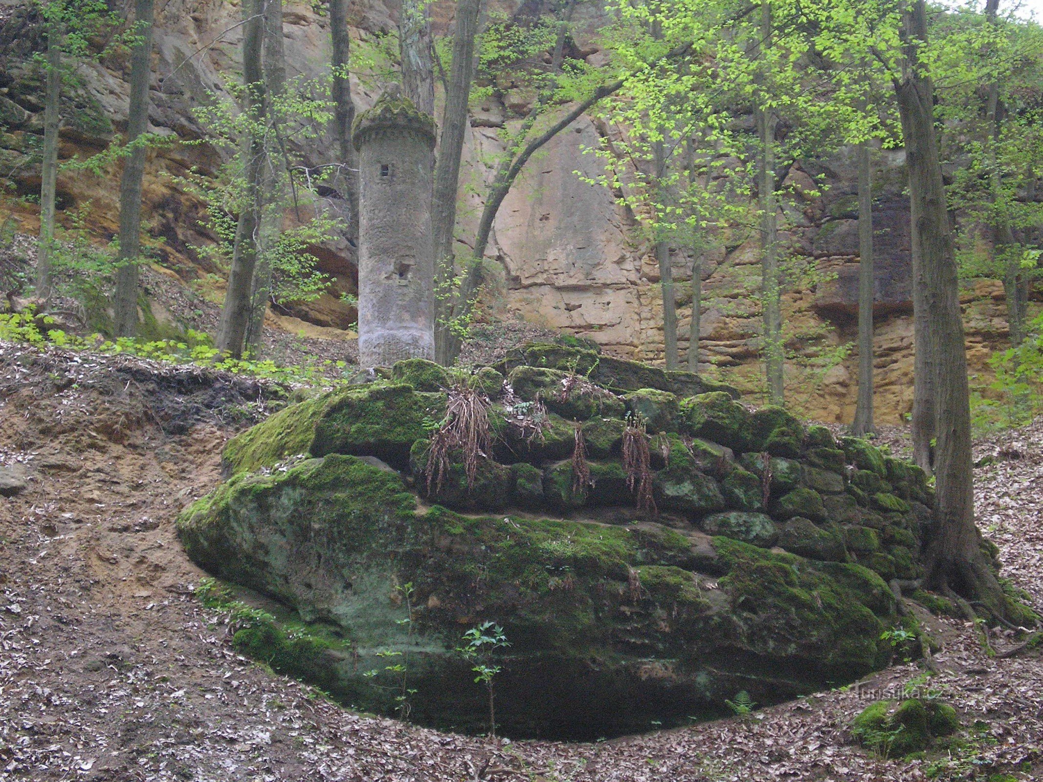 Modell av Kokořín slott