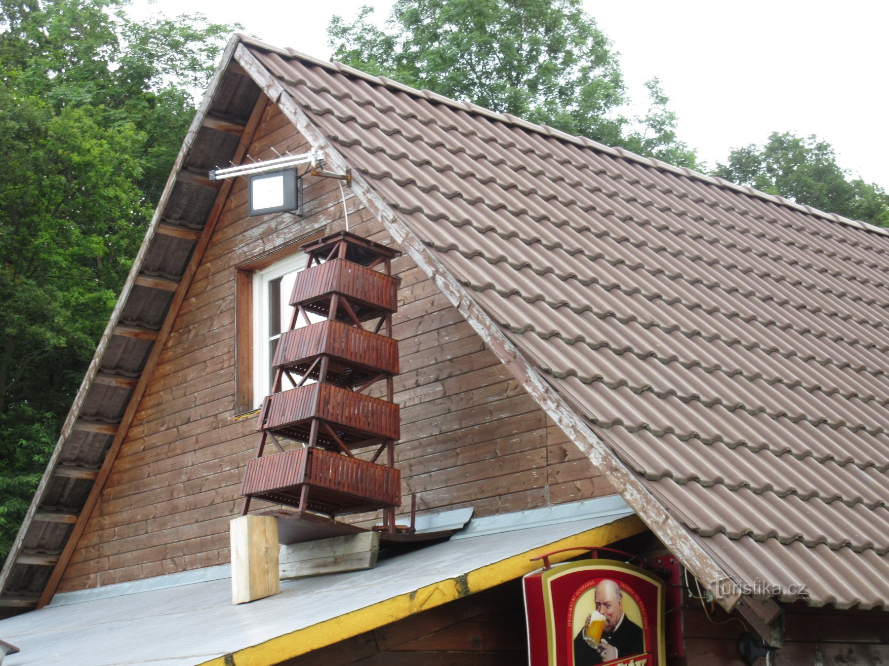 Model of the lookout tower