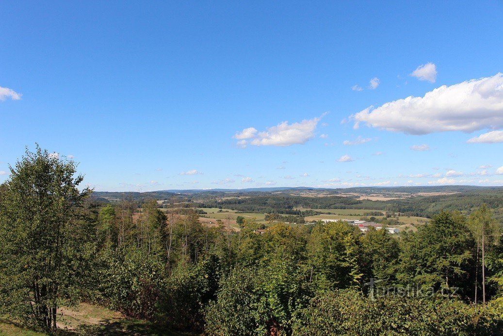 Makowa Góra, widok na Smolotely