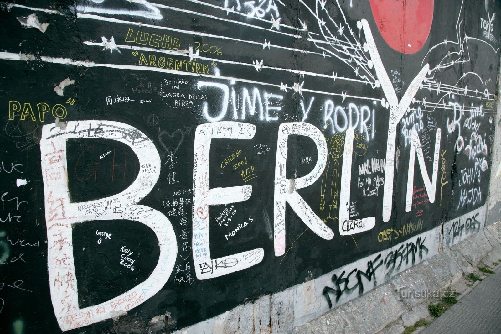 Malerier på Berlins East Side Gallery