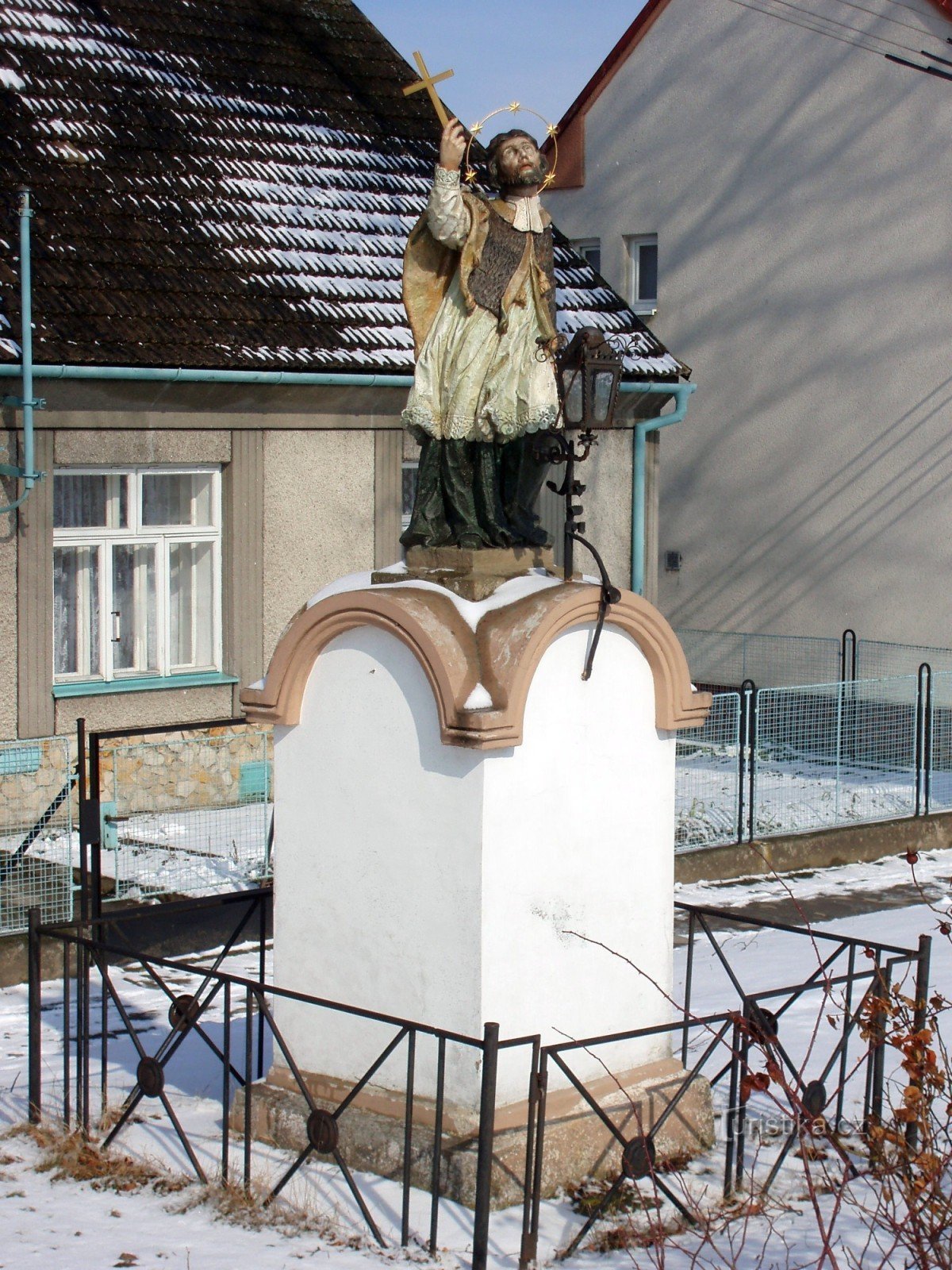 Malé Hradisko - statuia lui Jan Nepomucký