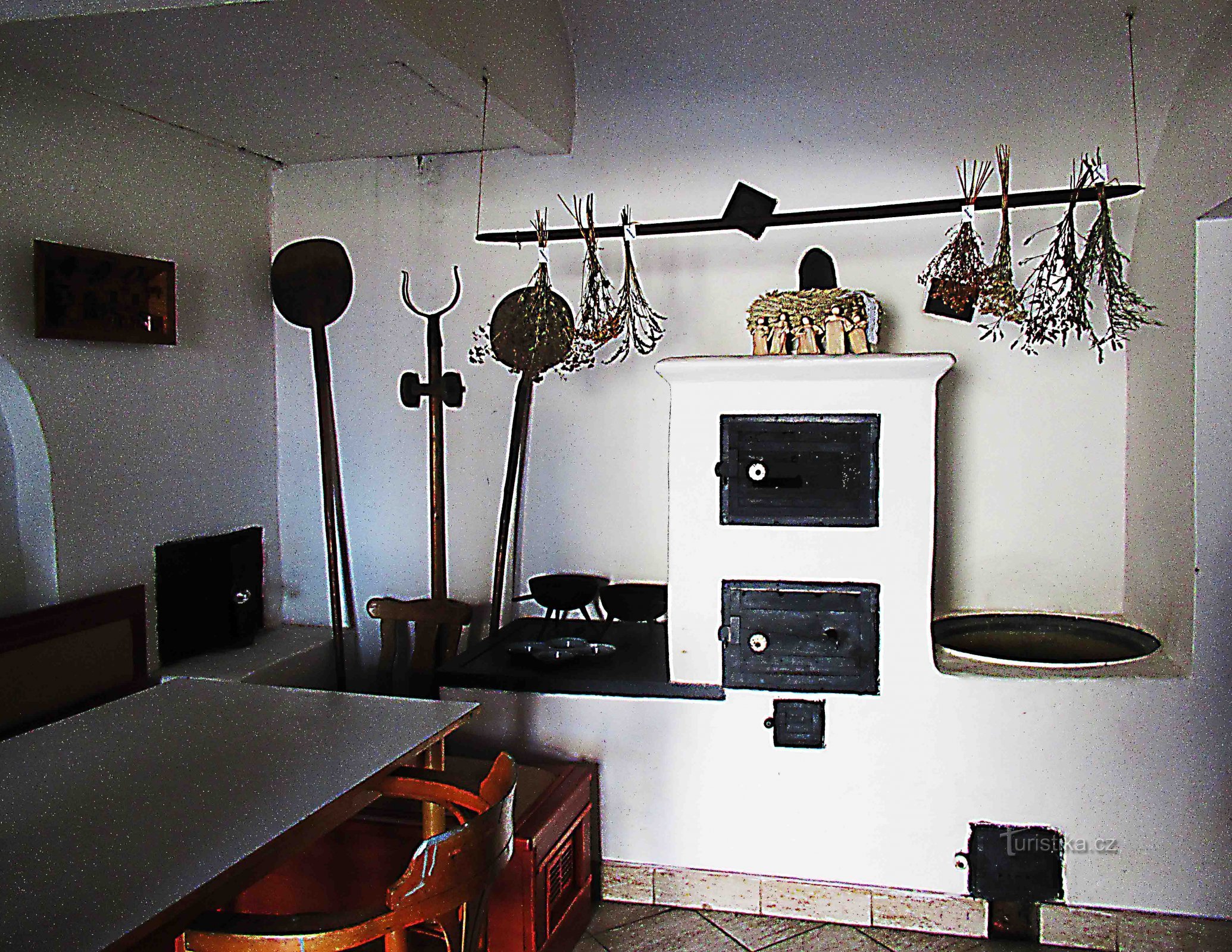 Um pequeno museu de ferraria na forja de Zeman em Holešov