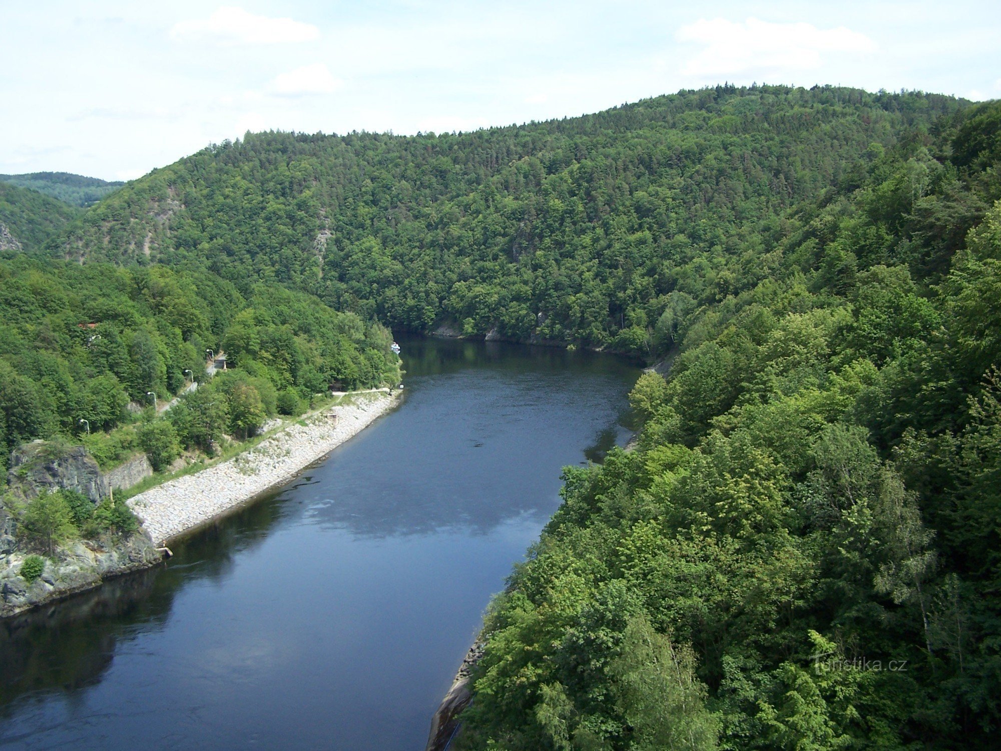 Malerischer Blick auf Slapy