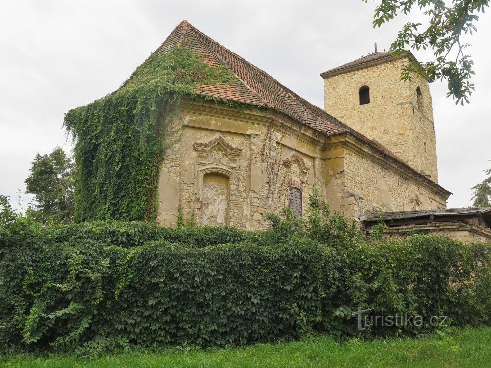 Malešov (Hoštka) - kyrkan St. George