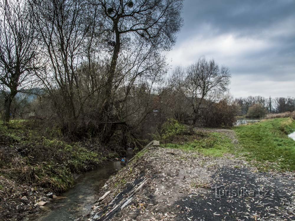 Il torrente Malín alimenta gli stagni