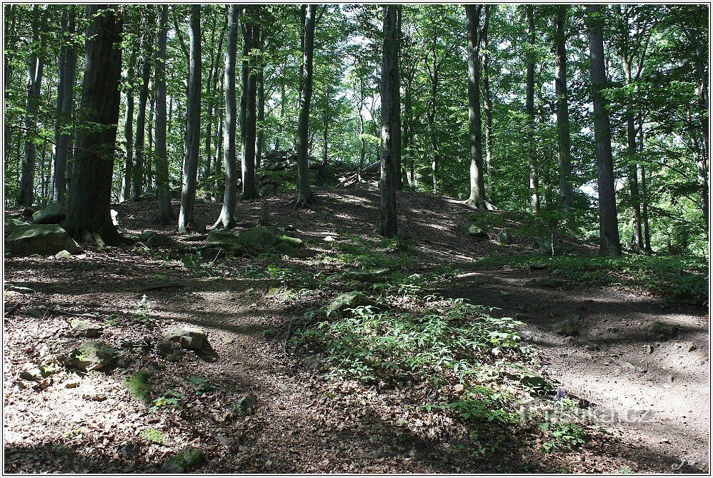 Malý Blaník, one of the peaks