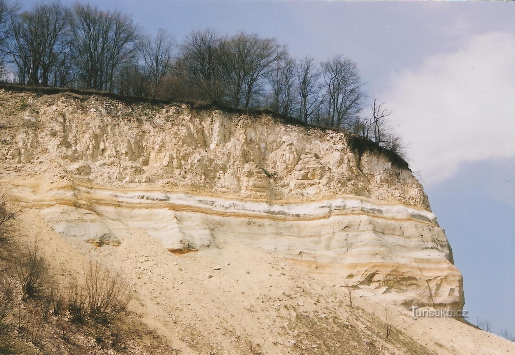 Malý Chlum - perfil geológico
