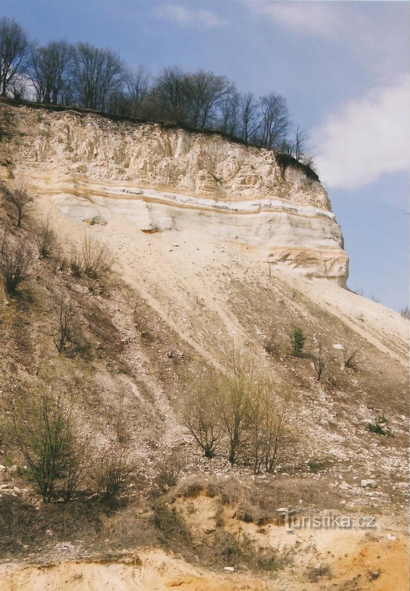 Malý Chlum - geológiai szelvény