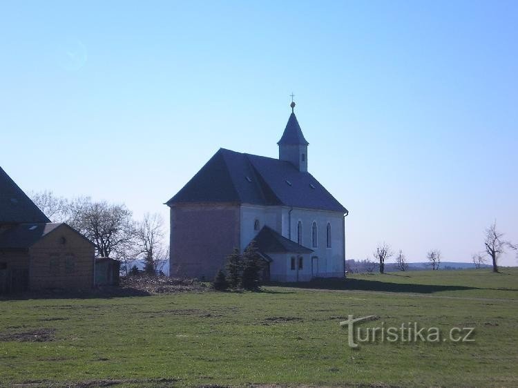 Malý Háj: kostel Nejsvětější Trojice
