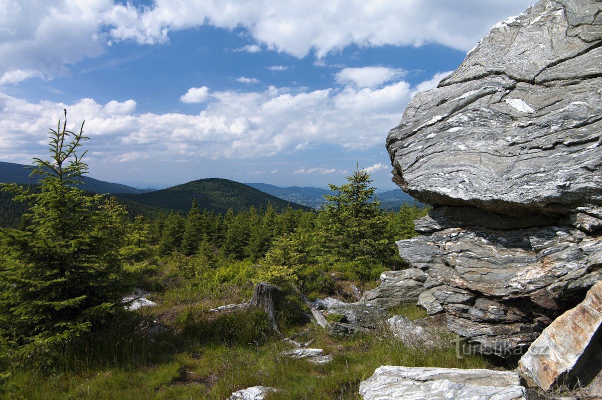 Malý Jezerník - temporary rock garden