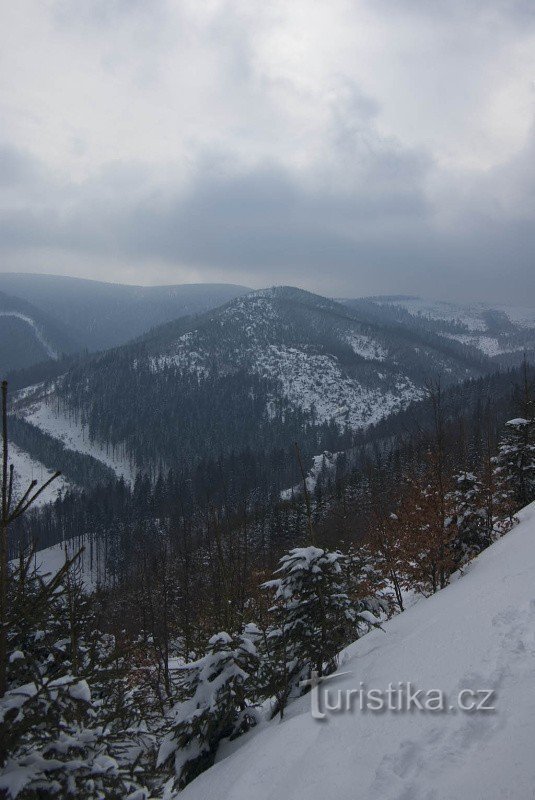 Malý Klín from the slopes of Velké Klín