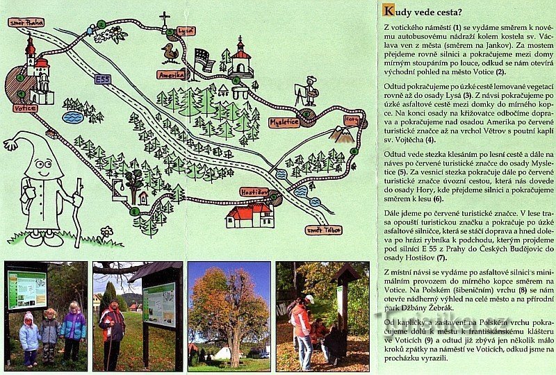 carte et description de l'itinéraire