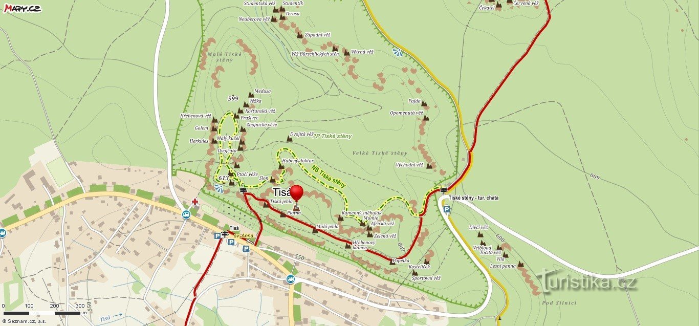 map of the Tiske Walls